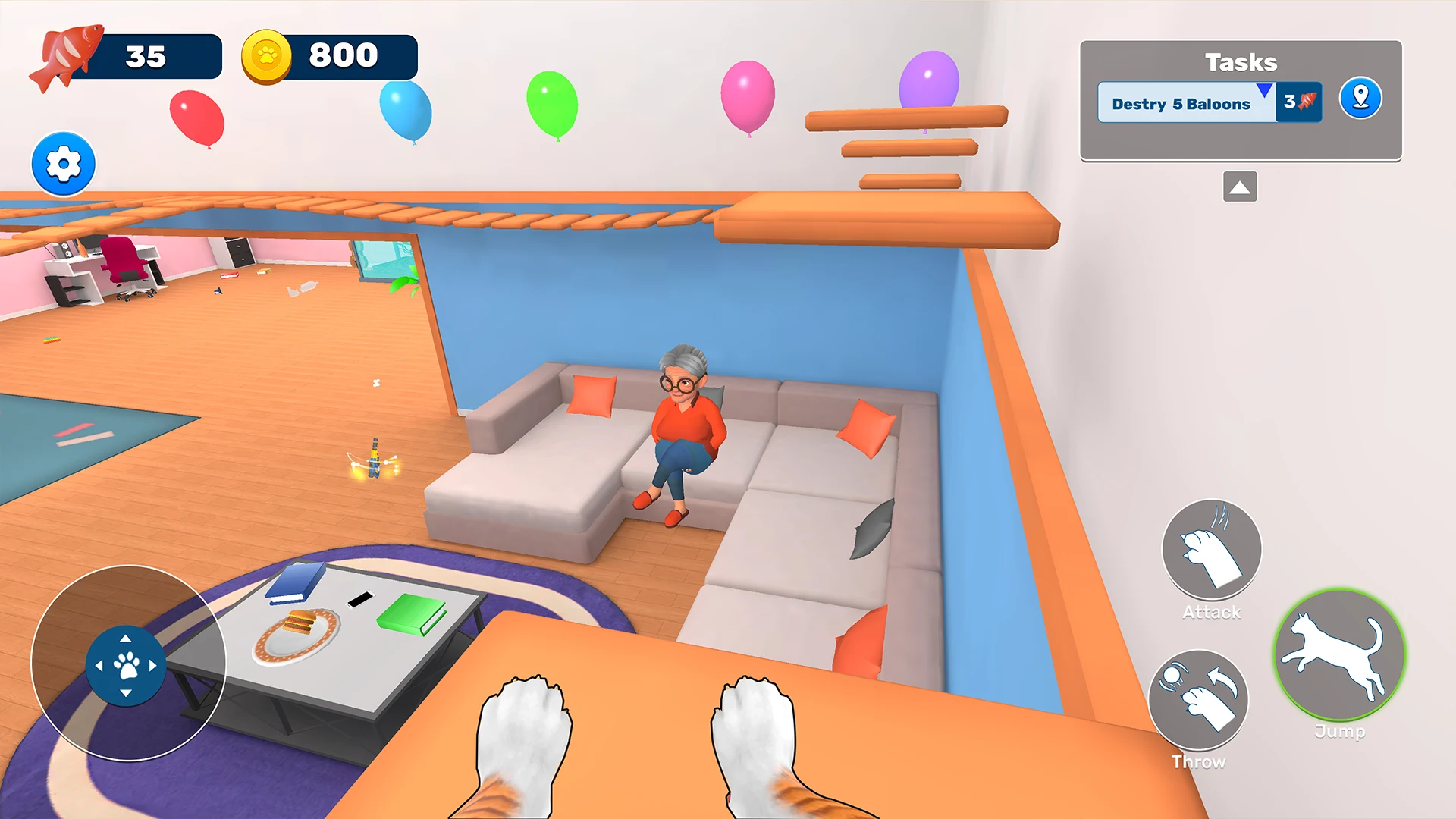Bad Cat Angry Granny Prankster screenshot